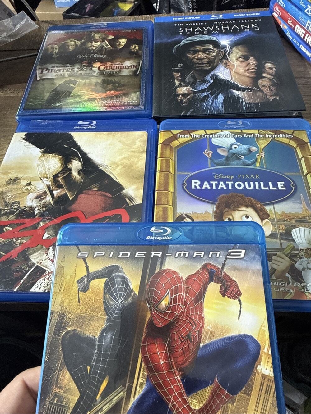 5 Blu-Ray DVD Lot #6 As Shown All In Working Order